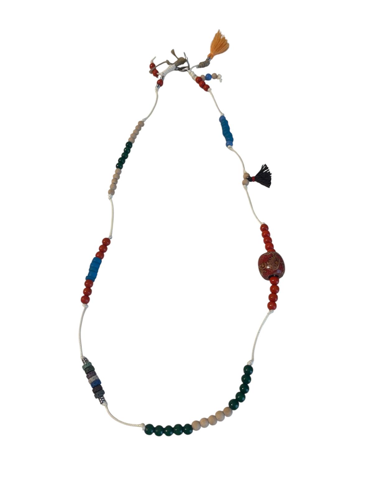Collana Nomade – Terracotta & Forest