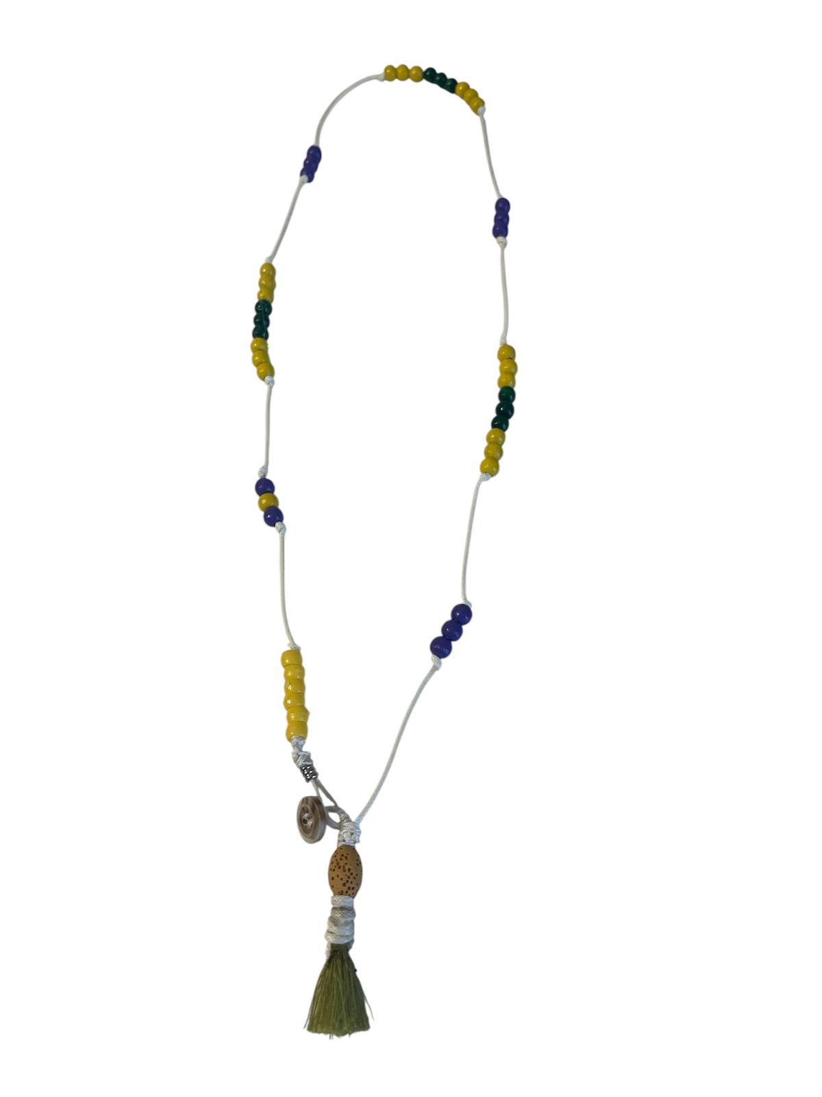 Collana Nomade – Amber & Olive