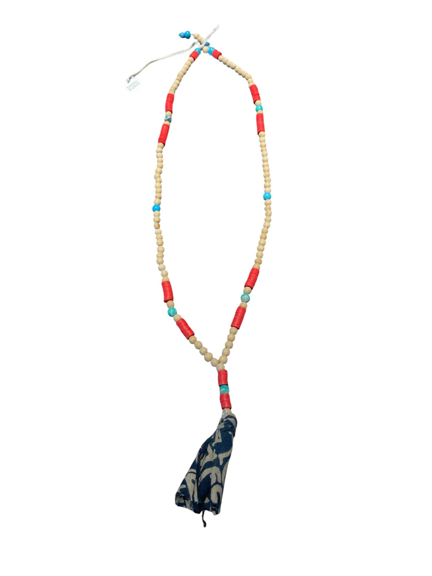 Collana Nomade – Sand & Scarlet Ikat