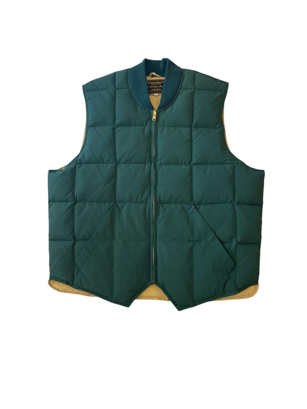 Gilet Seattle Imbottito in Piuma d'Oca Forest Green