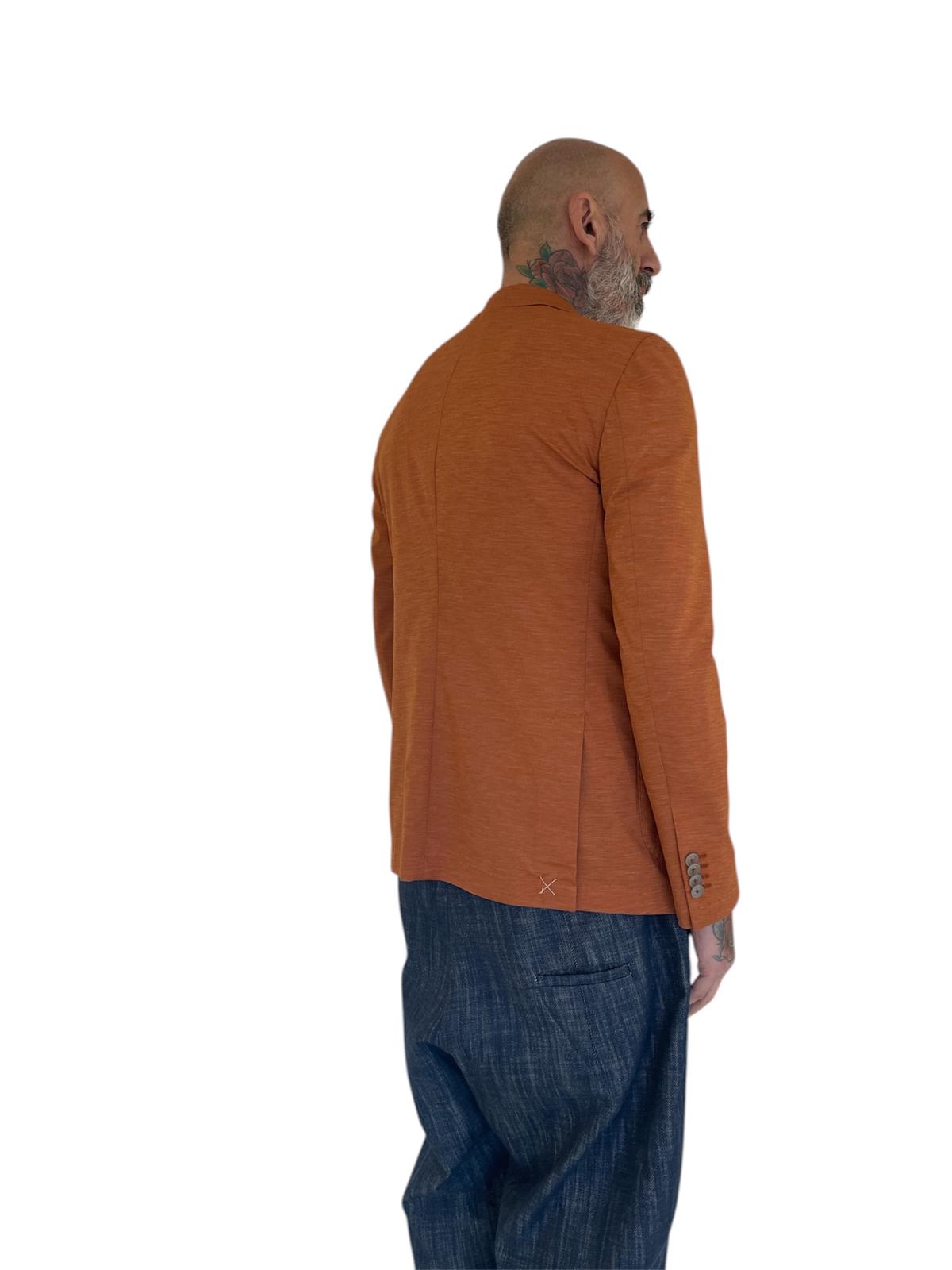 Giacca Sartoriale Oxford Antonio Carnevale - Arancio Mattone