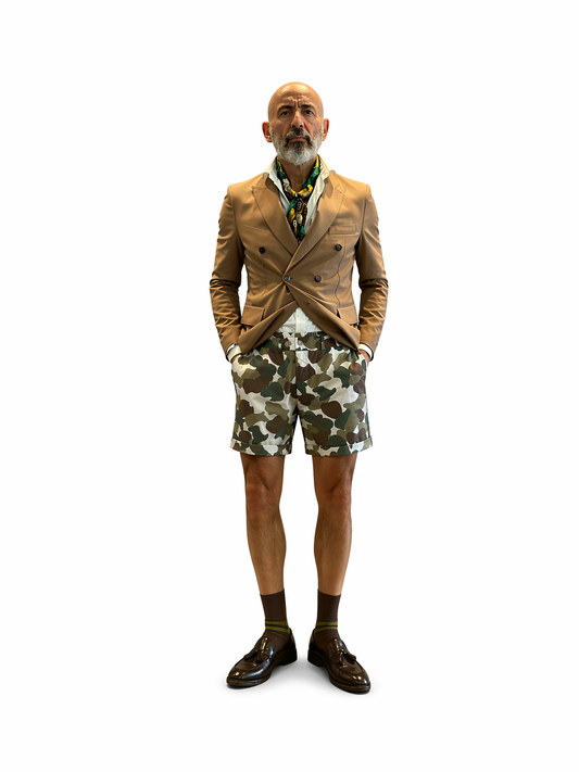 Bermuda Maison Crazy Worker 3.2 – Nut Camouflage Classic