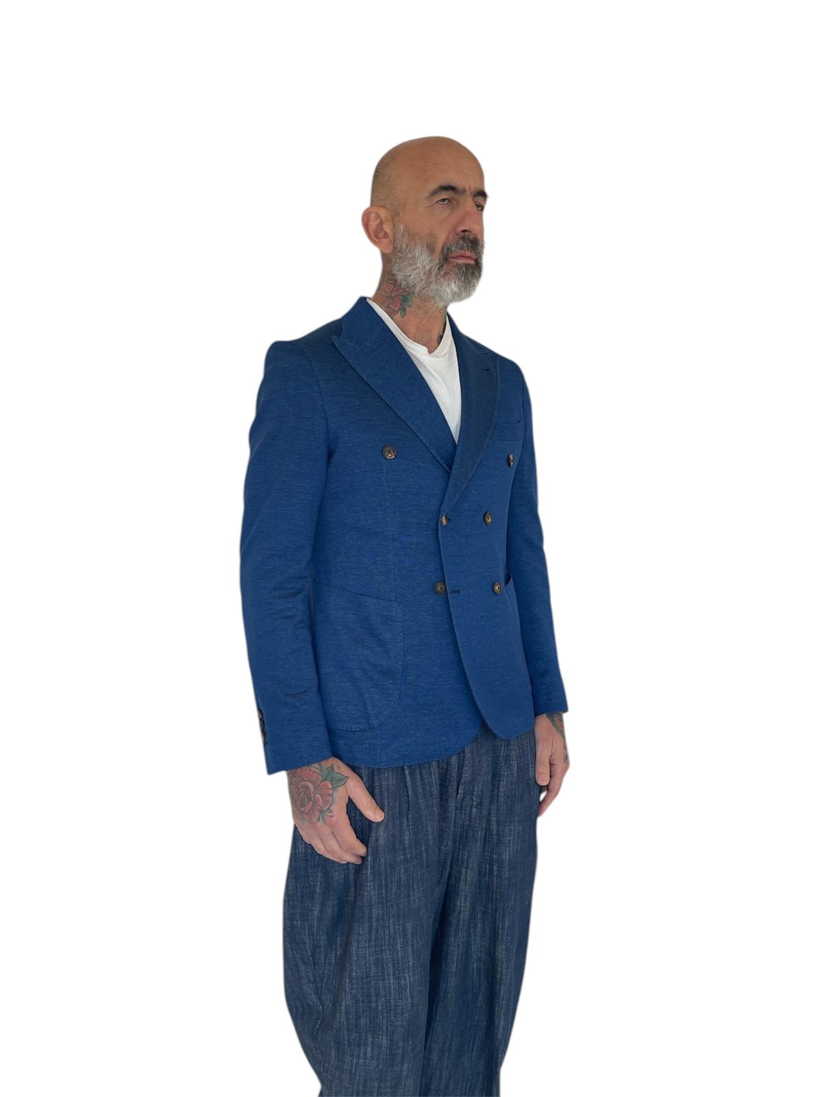 Giacca Sartoriale Miami Antonio Carnevale - Blue denim