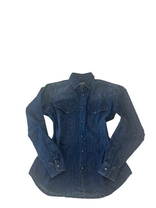 Camicia Denim Texana 6oz – Intermediate Wash