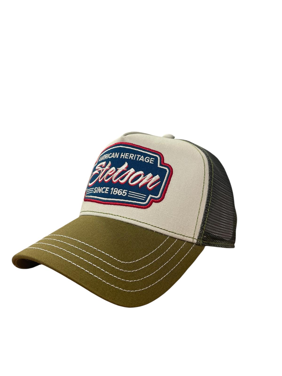 Cappellino Trucker Stetson – Heritage 1865 Badge