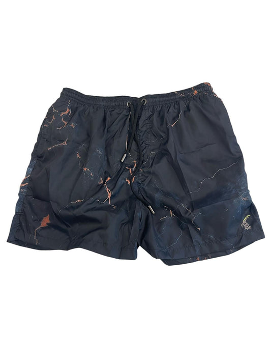 Short Classic Beachwear – Black Marble