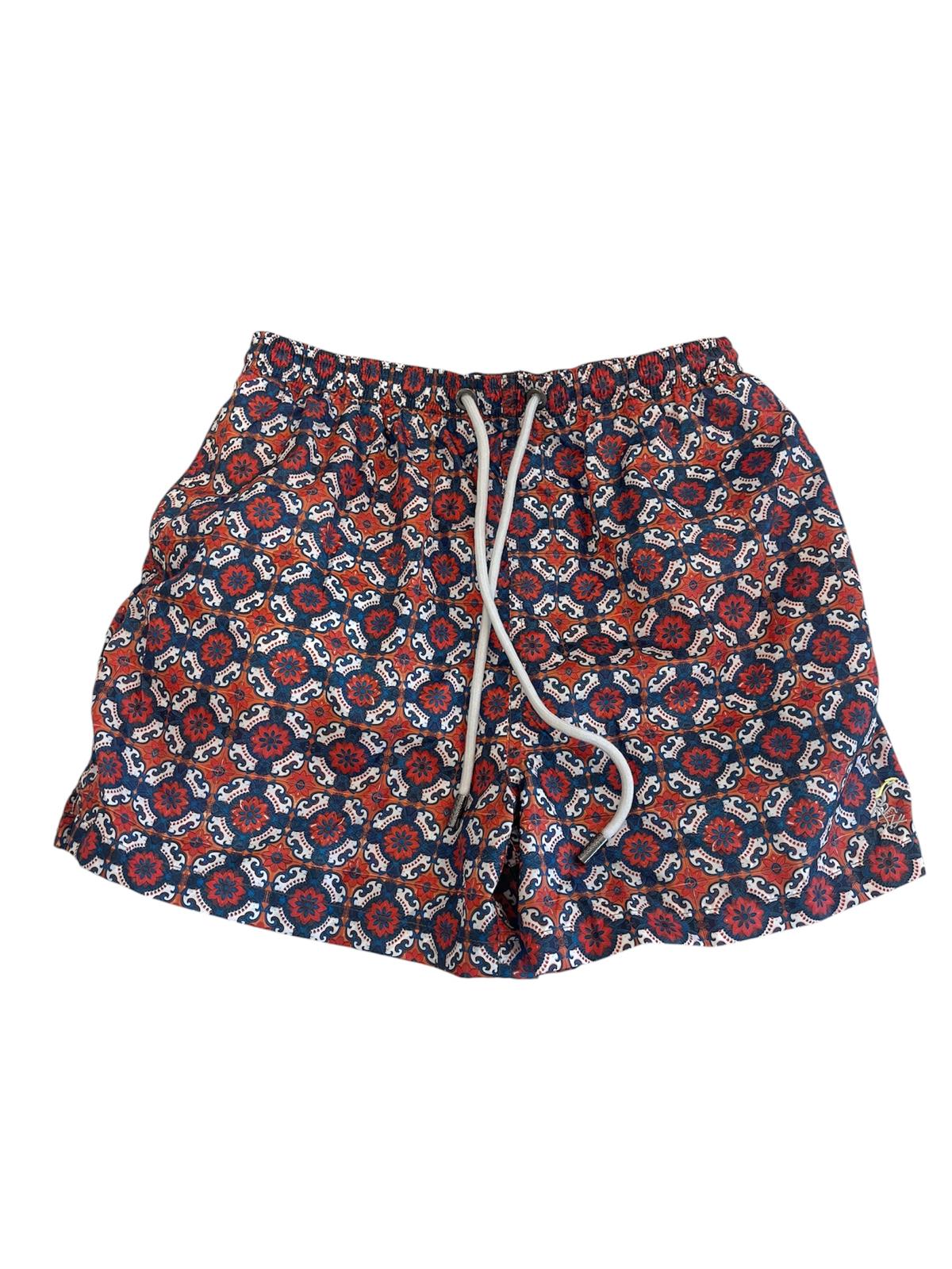 Short Classic Beachwear – Med Majolica