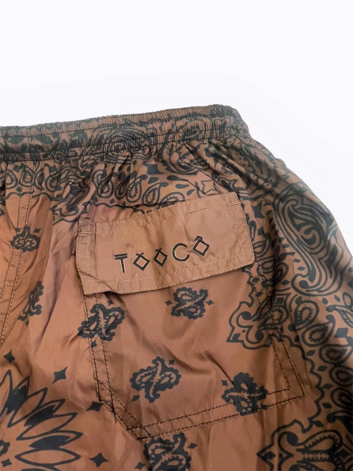 Short Classic Beachwear – Bandana Chestnut
