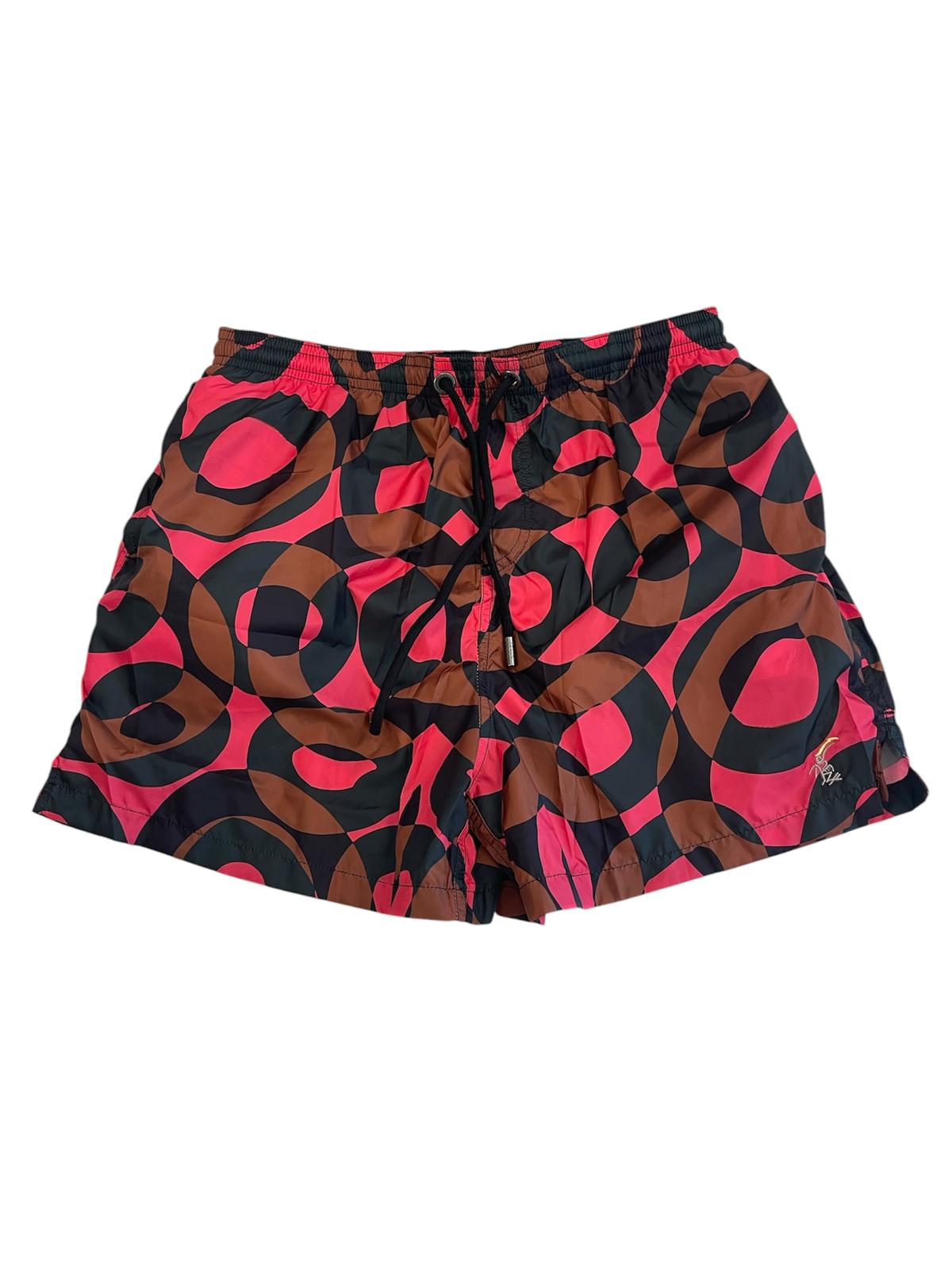 Short Classic Beachwear – Psychedelic Fuchsia