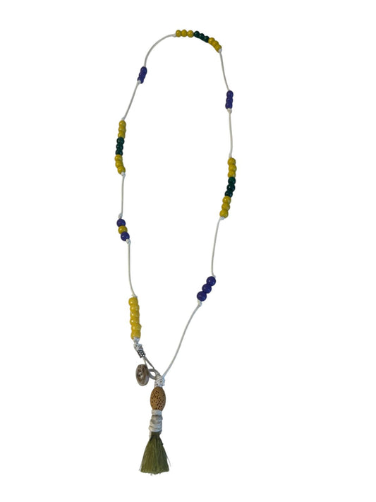 Collana Nomade – Amber & Olive