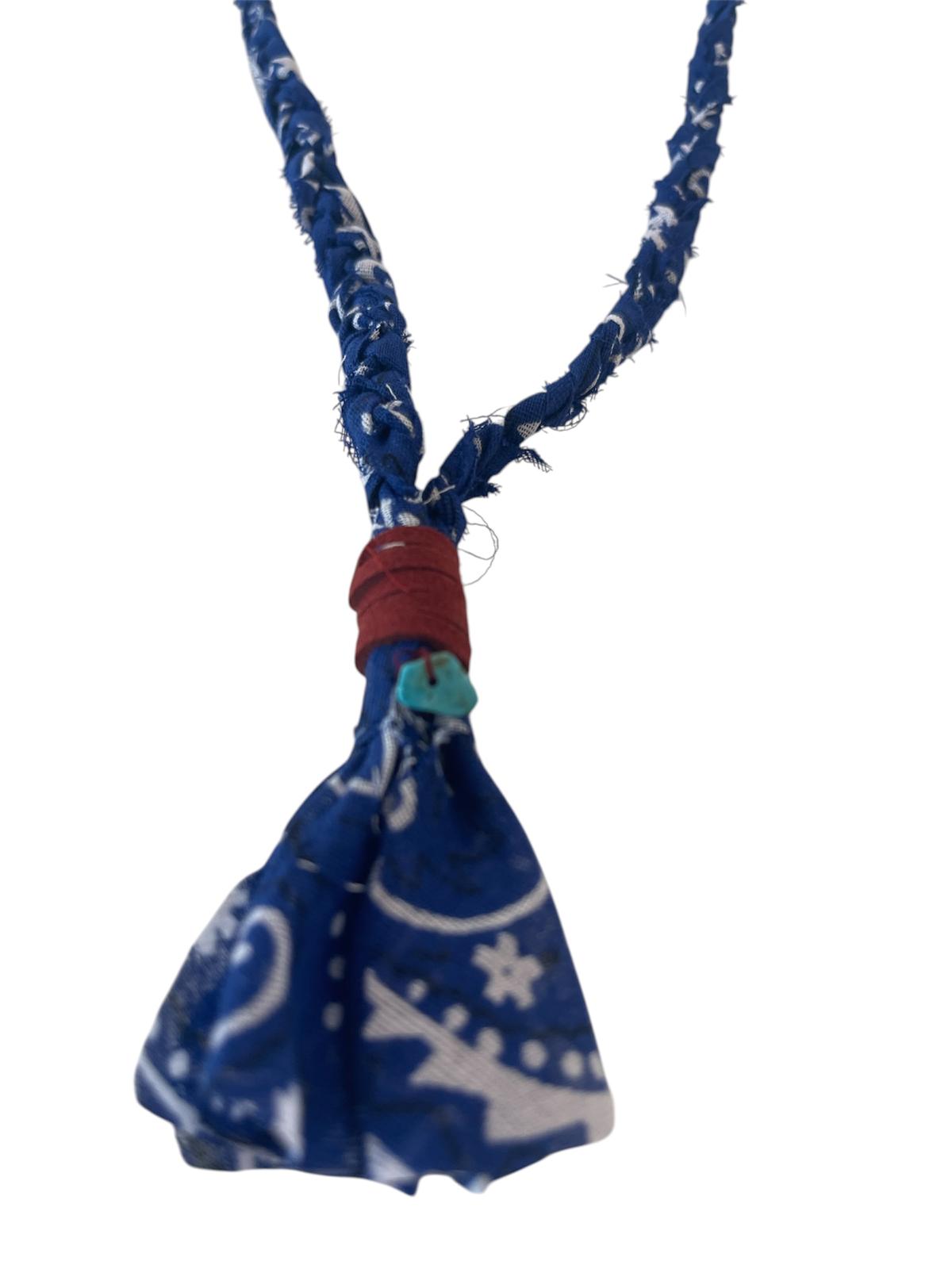 Navaho Necklace Bandana – Deep Blue