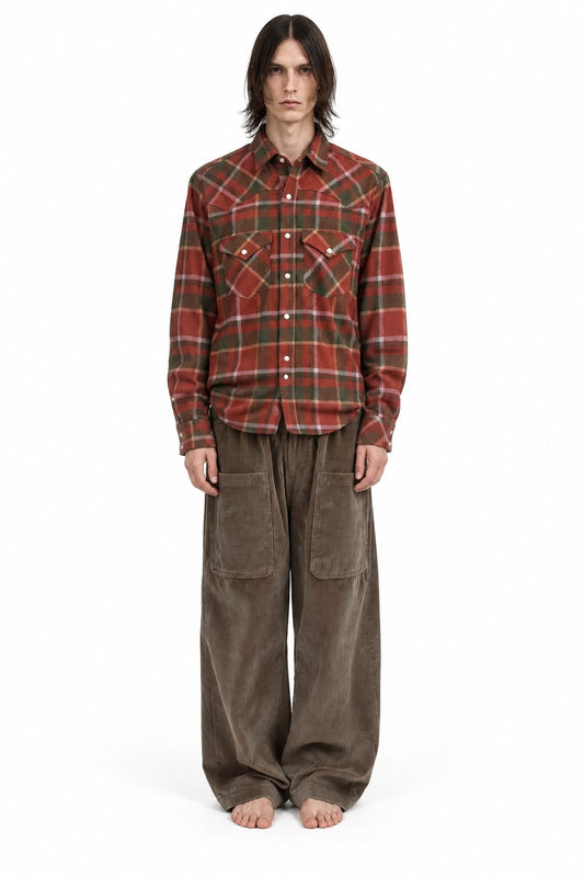 Camicia Texas in Flanella Tartan