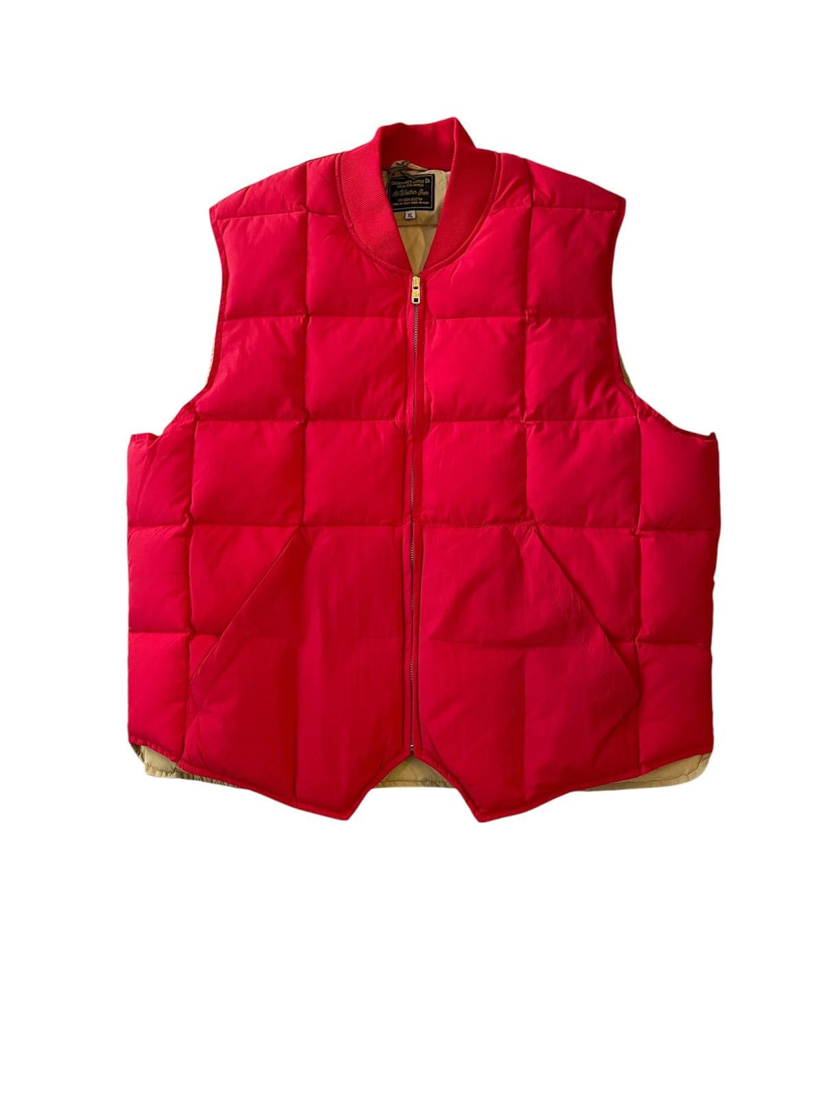 Gilet Seattle Imbottito in Piuma d'Oca Red