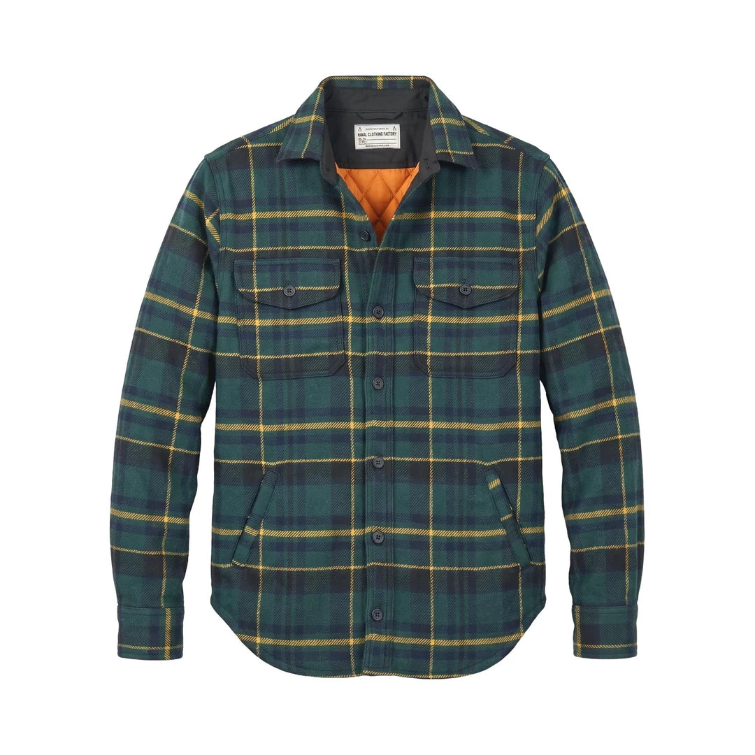 Giacca Camicia Tartan Imbottita