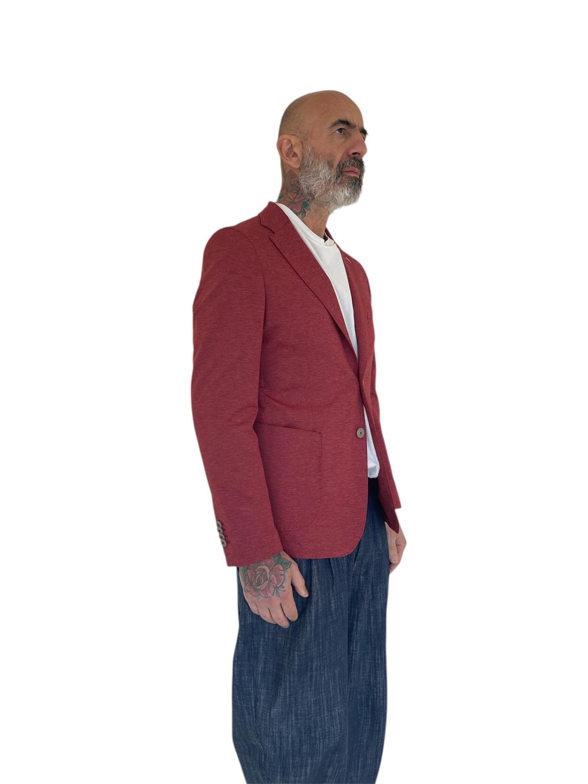 Giacca Sartoriale Oxford Antonio Carnevale - Rosso
