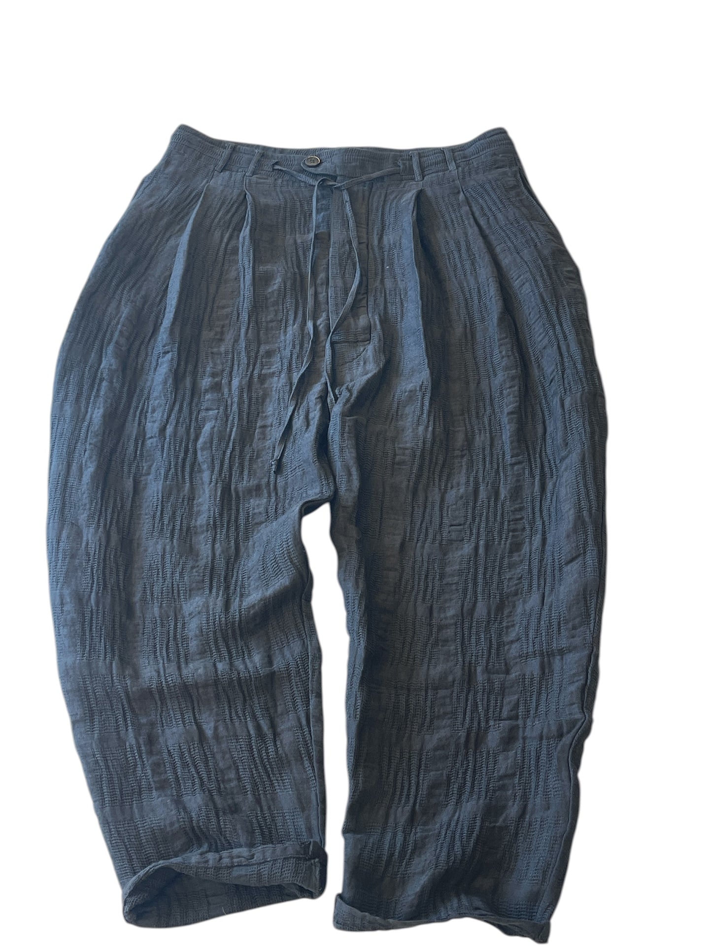 Pantalone con Coulisse e Pinces 9021 Black