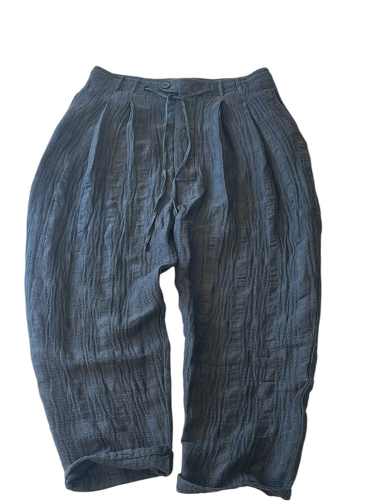 Pantalone con Coulisse e Pinces 9021 Black