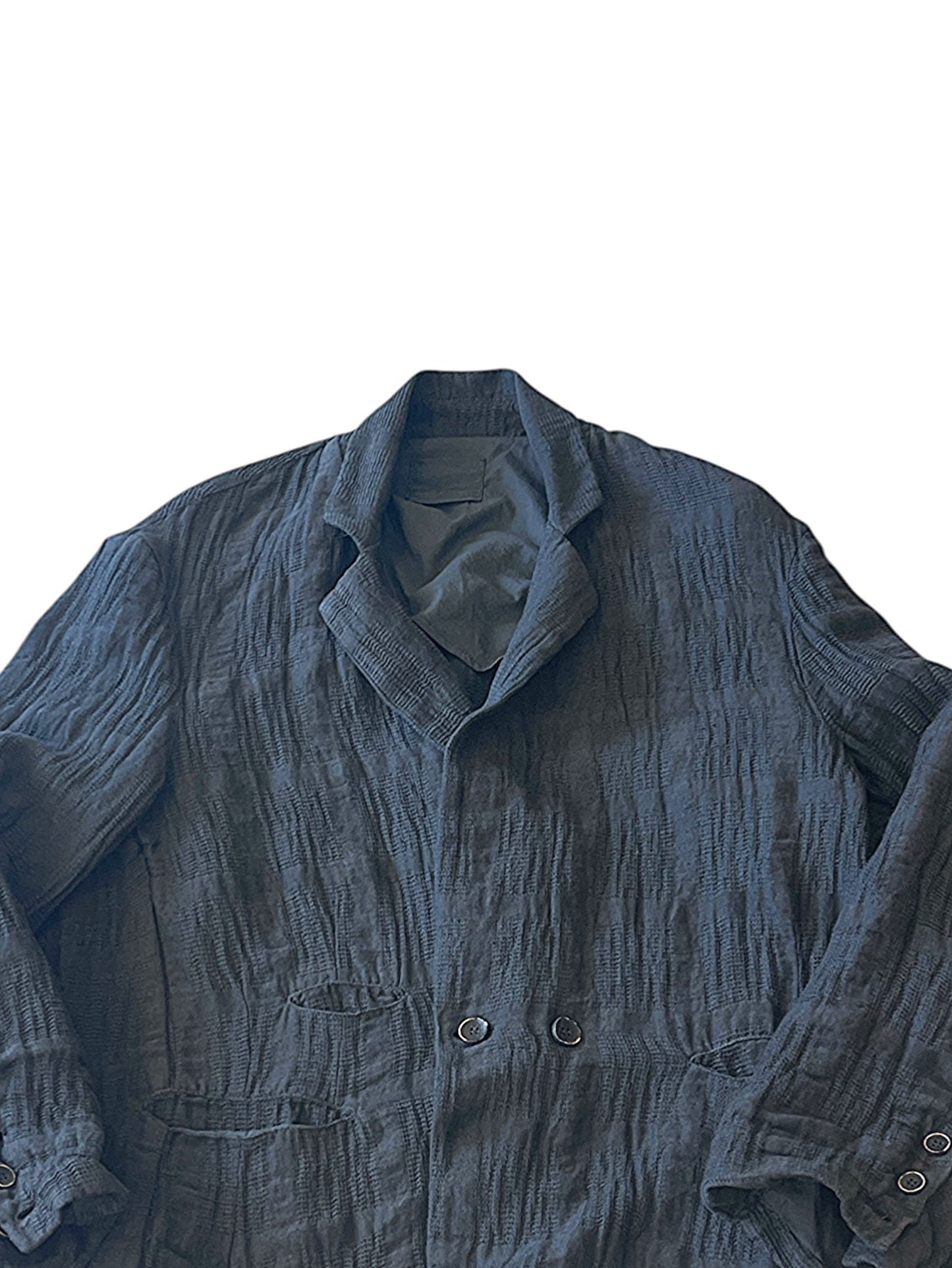 Giacca Oversize Semi Monopetto 9021 Black