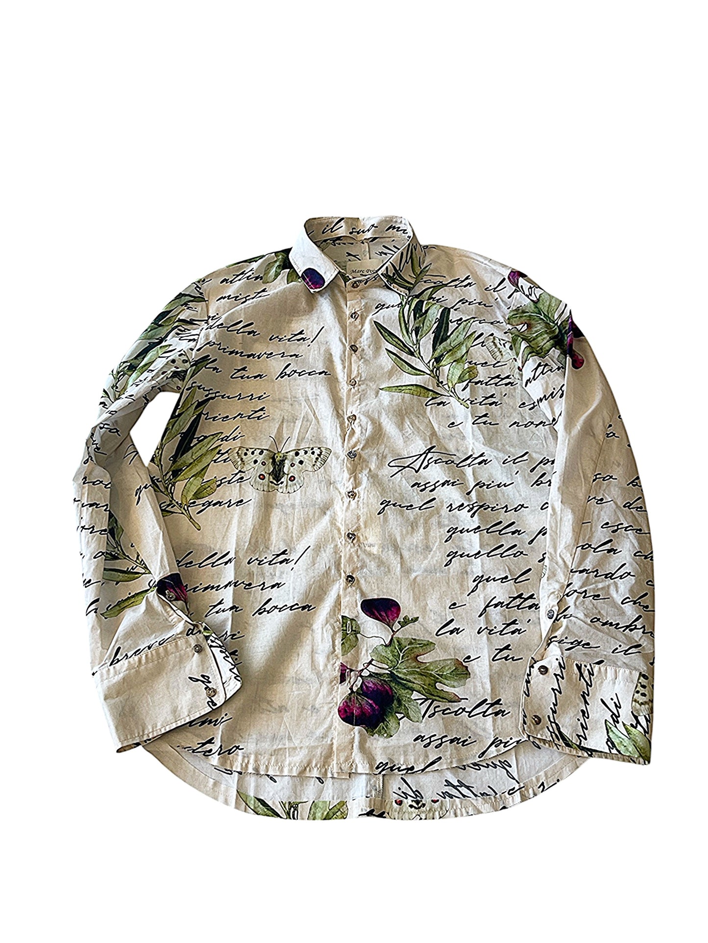 Camicia con Collo Removibile Fantasia