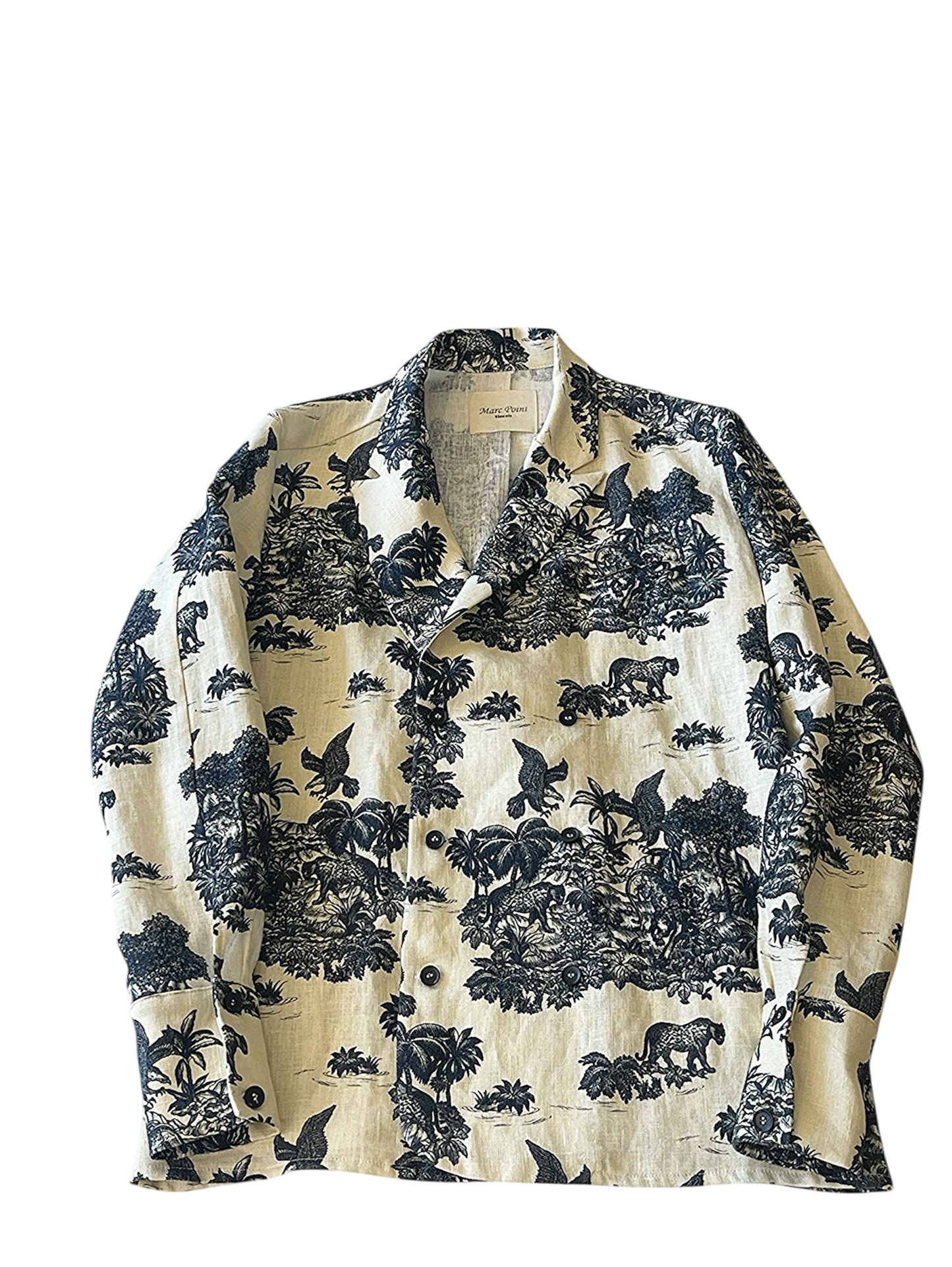 Giacca Camicia Destrutturata Stampa Savannah 0002