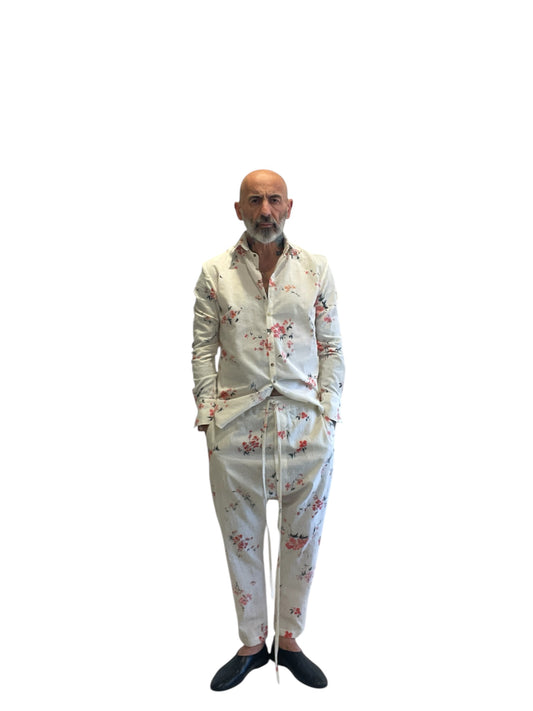Pantalone joggin Con Stampa Floreale