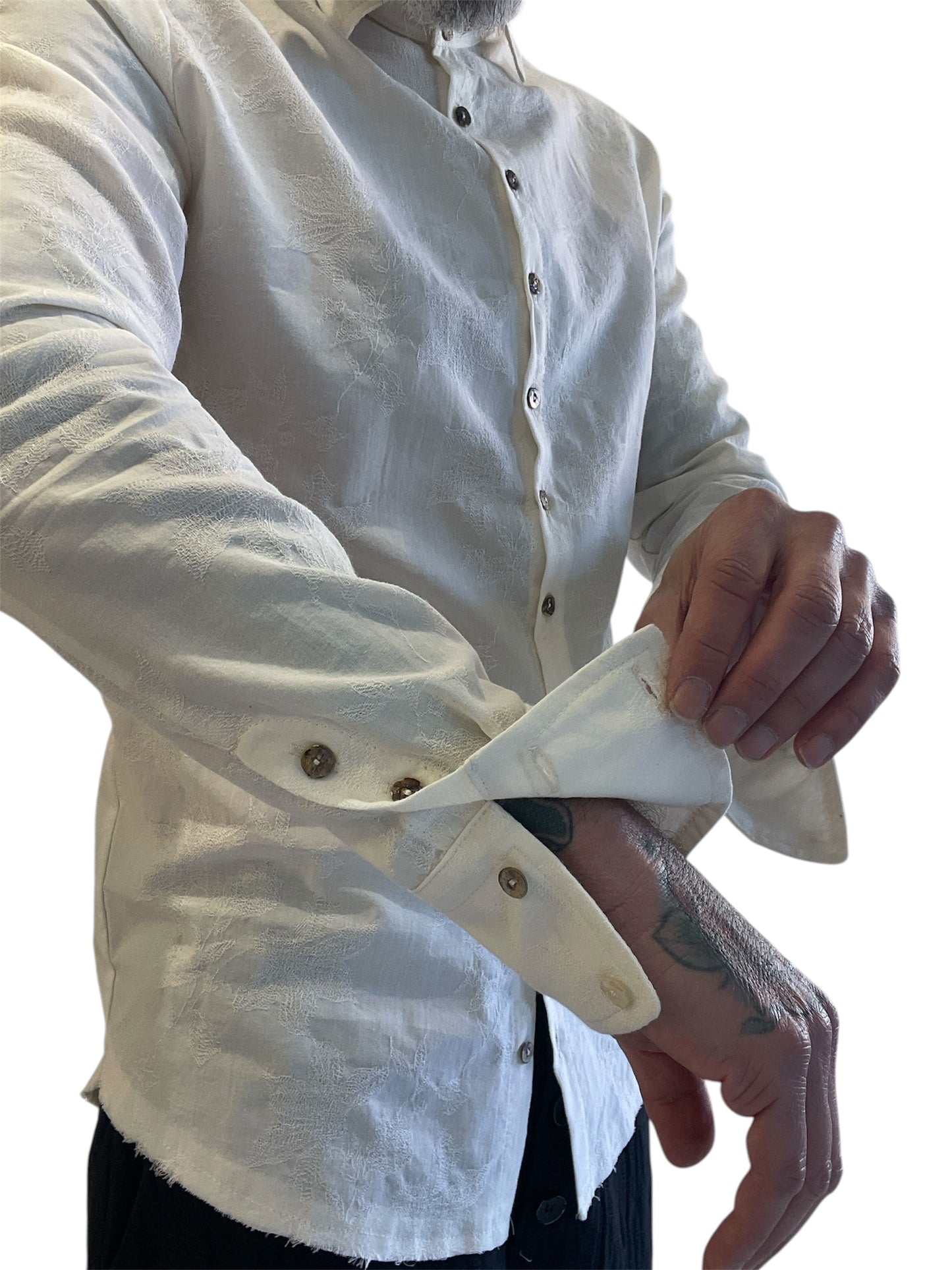 Camicia con Collo Removibile