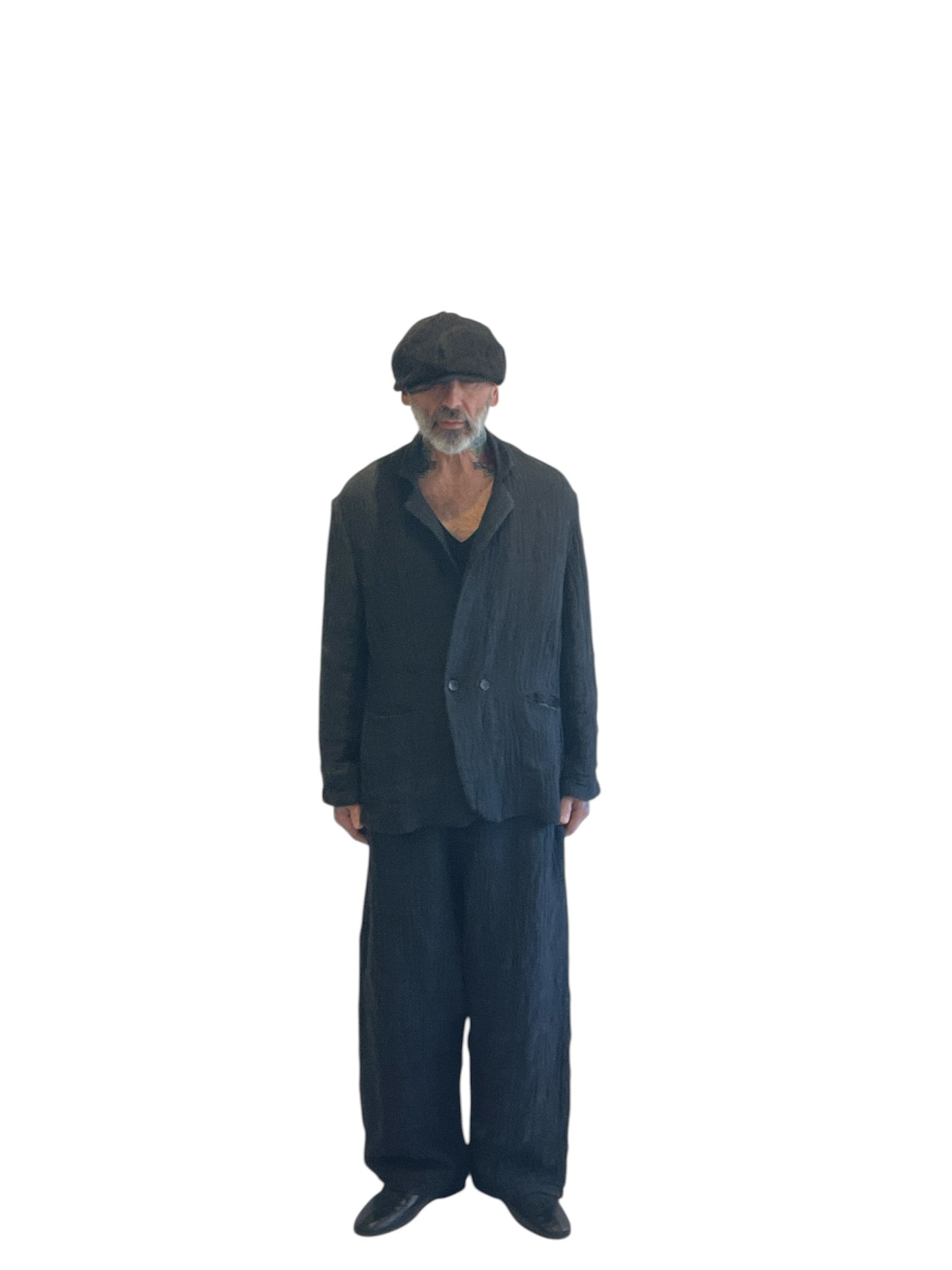 Pantalone Cropped Ampio 9021 Black