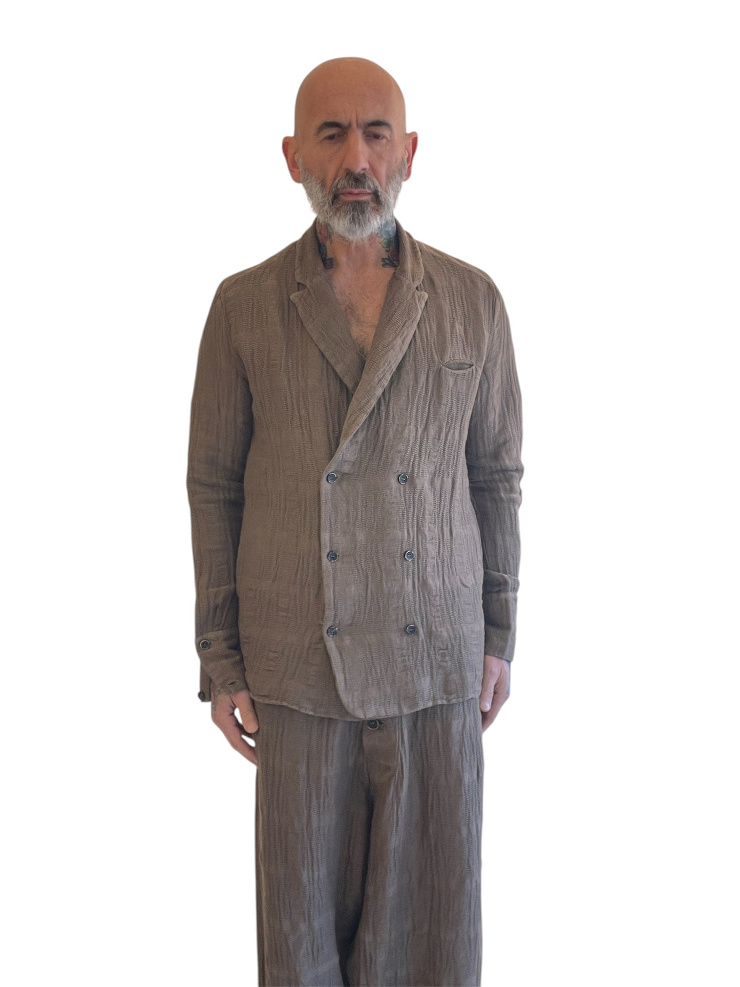 Giacca Oversize Semi Doppiopetto 2067 Brown
